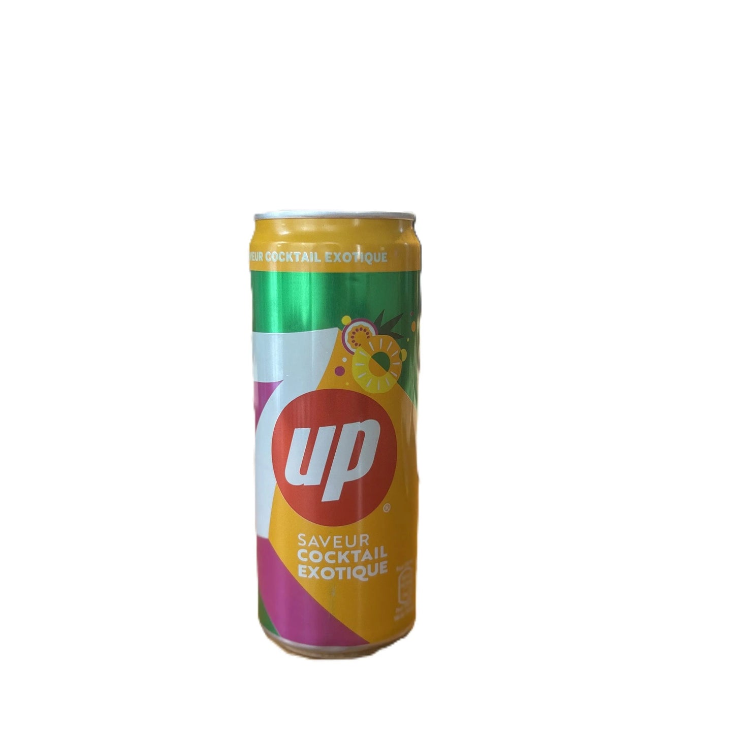 7UP Exotic – Soda de Cítricos Tropicales de Francia