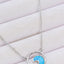 Collier Pendentif Vague en Opale