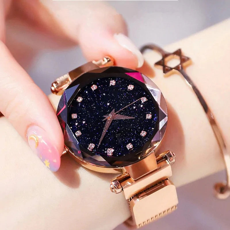 Reloj Magnético de Lujo - Elegante Pieza de Tiempo