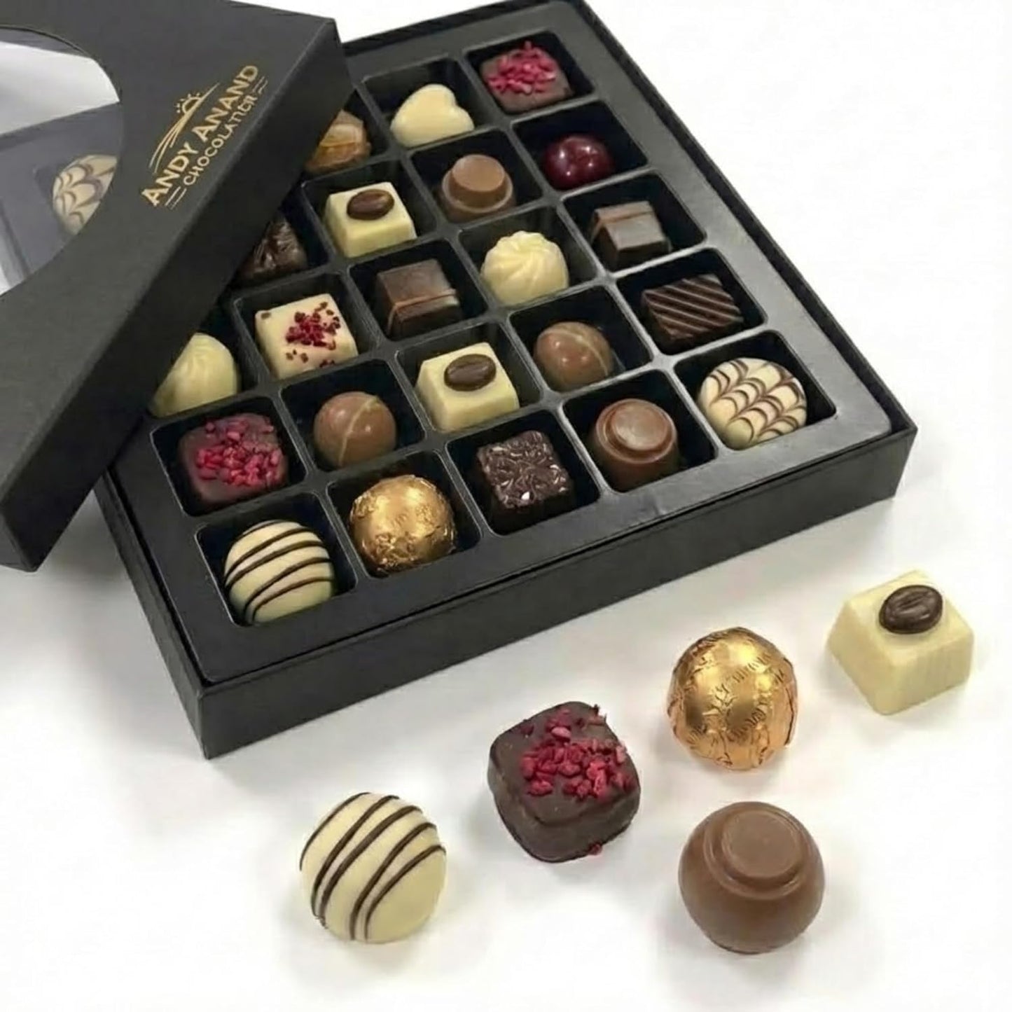 Gourmet Chocolate Truffles Bon Bon Praline Box