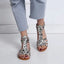 Sandalias de Cuero Casual para Mujer con Soporte Arqueado