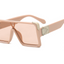 Stylish Black & White Square Sunglasses for Men & Women