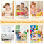 5-Piece Kids Multicolor Table and Chair Set