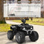 ATV électrique pour enfants 12V avec lumières LED - Noir