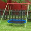 Columpio Ajustable en Forma de Platillo de 60 Pulgadas - Azul y Negro