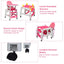 3-in-1 Convertible Baby High Chair - Pink
