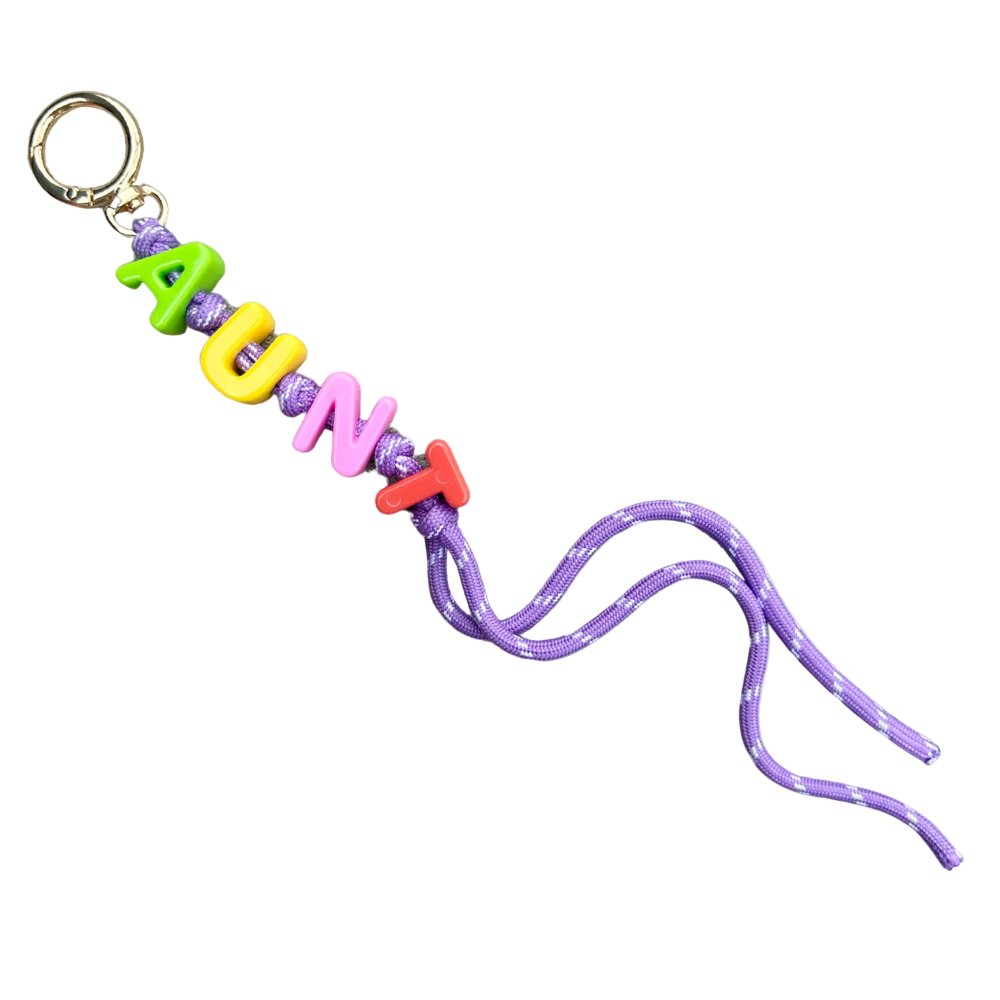 Aunt Bag Charm - Stylish Keychain Accessory