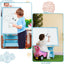 Chevalet d'art debout multifonctionnel pour enfants avec tableau effaçable à sec - Bleu