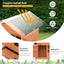 Premium 2-Story Wooden Rabbit Hutch with Running Area