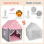 Gbruno Kids Playhouse Tent with Star Light - Pink