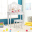 Conjunto de Espejo de Maquillaje Infantil con Mesa y Taburete