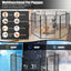 8-Panel Heavy Duty Pet Playpen with Door - 48 Inches