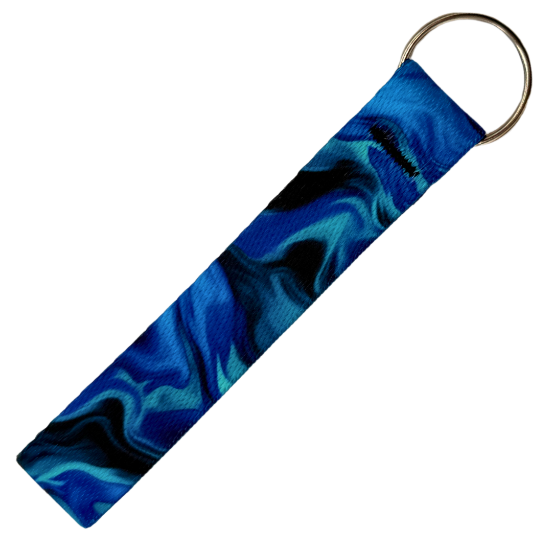 Liquid Blue Key Fob - Stylish Accessory for Bags