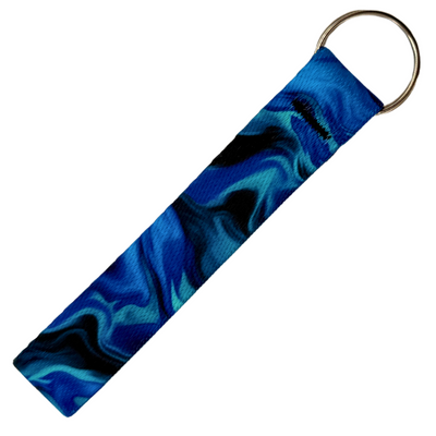 Liquid Blue Key Fob - Stylish Accessory for Bags