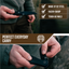 Premium Folding Pocket Knife Gift Set for Adventurers (Black & Blue) - Korvel