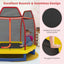 7 Feet Kids Recreational Bounce Jumper Trampoline - Red