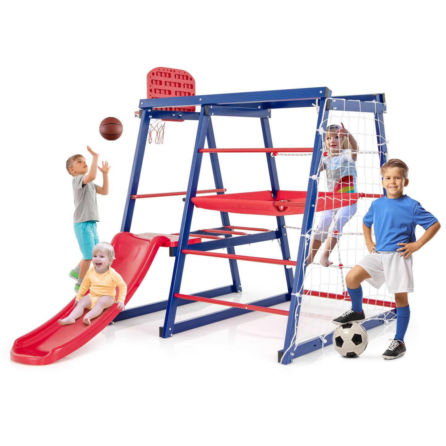Juego de Escalada Metálico 7 en 1 para Niños de 3 a 7 Años