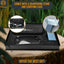 The Pioneer Folding Pocket Knife Giftset for Men and Women (Silver and Black) - Korvel