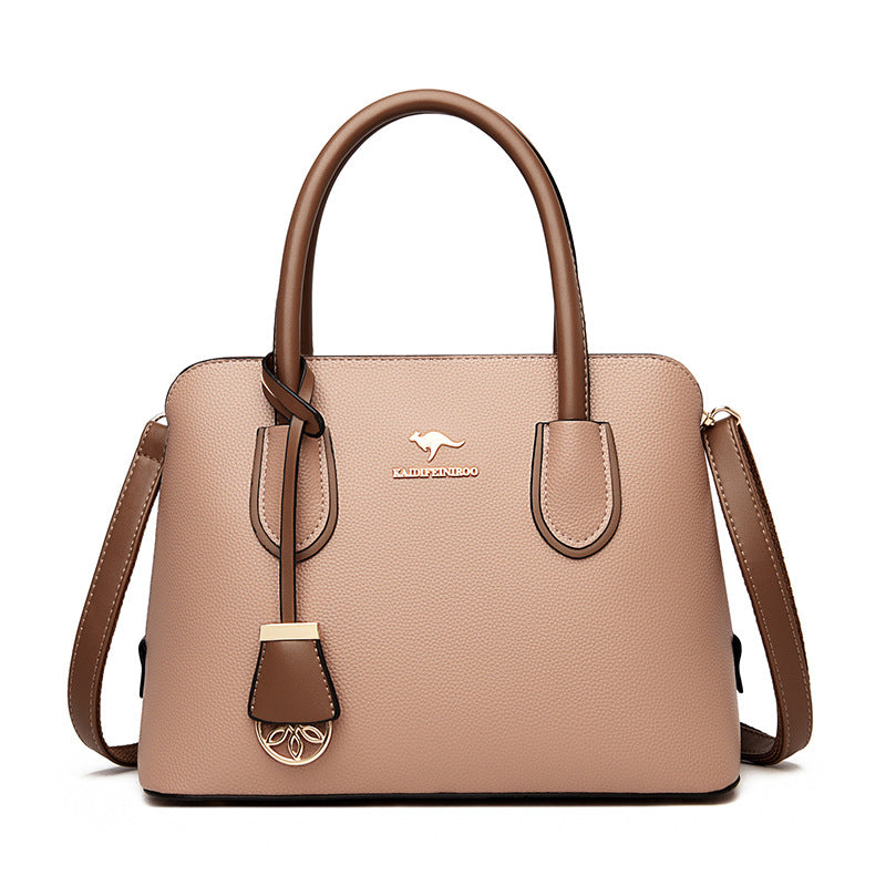 Elegante bolso de mano tipo cubo de gran capacidad para mujeres