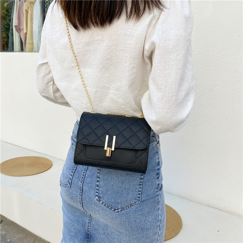 Bolso cruzado negro de lujo para mujeres - Bolso de diseñador versátil