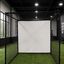 Cage d'entraînement de golf YUNIC Premium avec cadre robuste et écran de simulateur