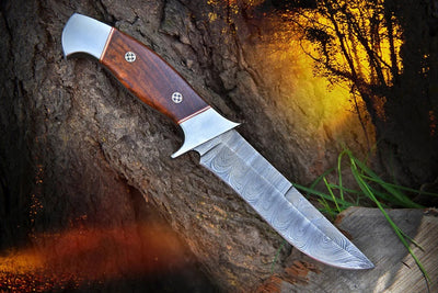 Premium Handmade Damascus Steel Hunting Knife - Korvel