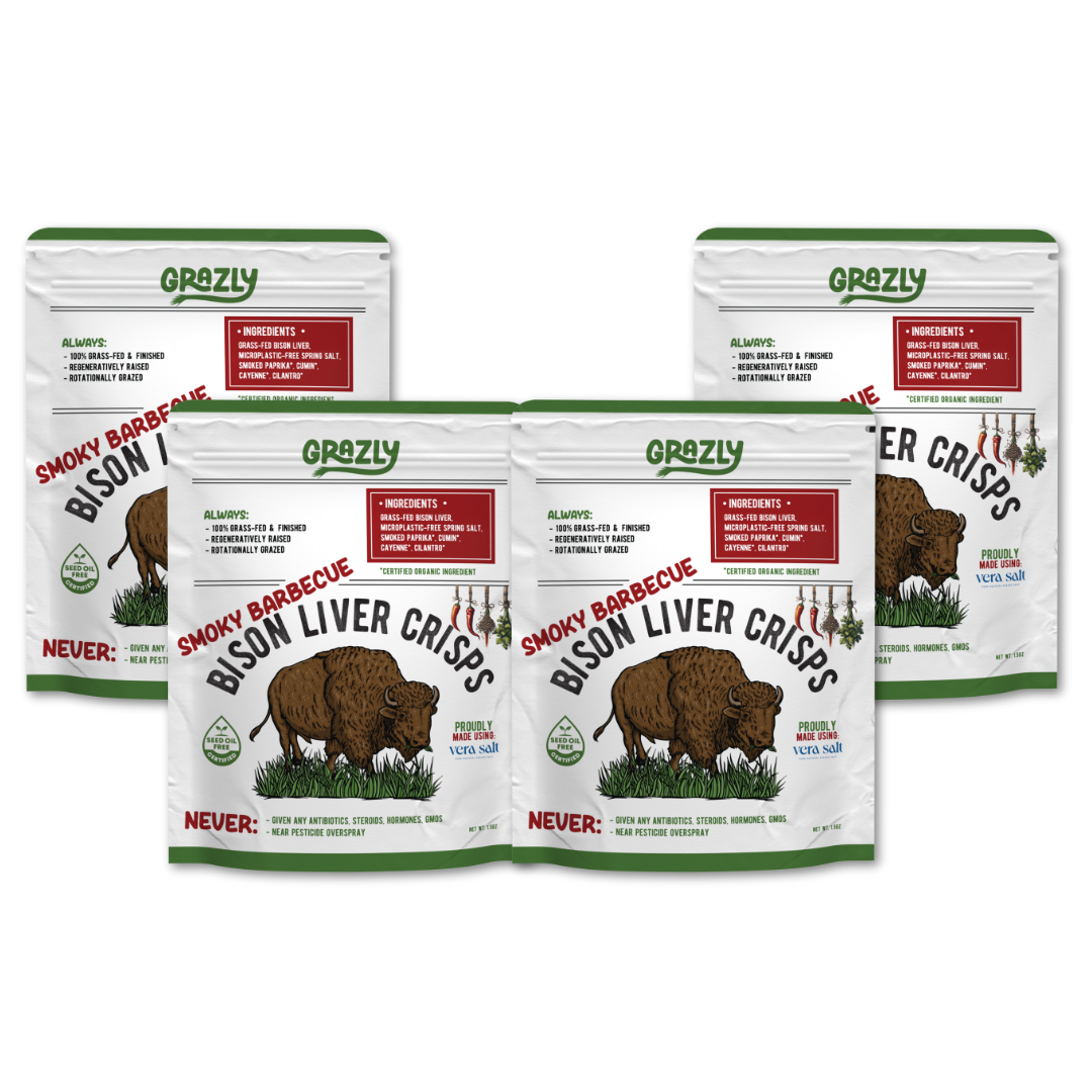 Bison Liver Crisps - 100% Grass-Fed & Finished