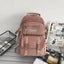 Mochila de Lona de Gran Capacidad y Moda para la Escuela y Uso Diario