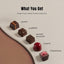 Trufas de Chocolate Oscuro Veganas de Lujo Andy Anand - Caja de Regalo de 25 Piezas