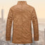 Chaqueta Bomber de Cuero de Piel de Hombre
