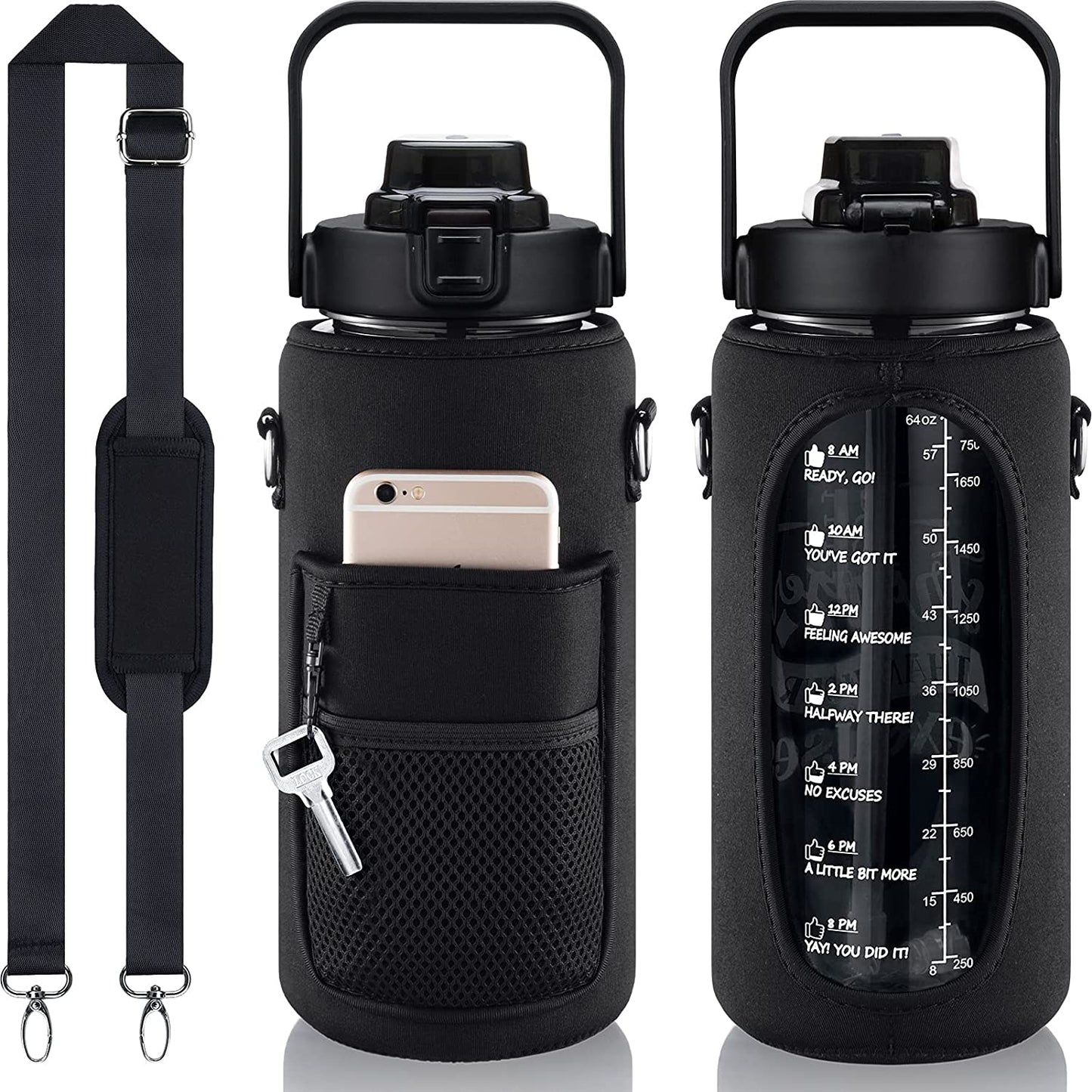 Funda de Botella de Agua de Medio Galón de Neopreno Premium