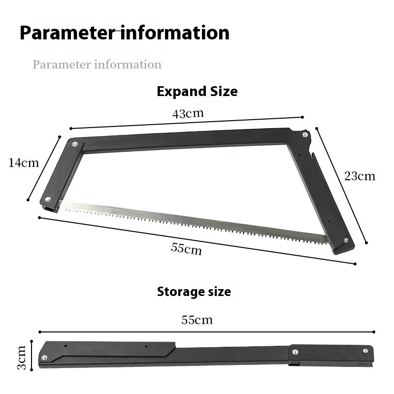 Sierra Multifuncional para Exterior para Camping y Trabajo en Madera