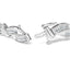 14K White Gold 4.0 Cttw Invisible Set Diamond Wave Bracelet - 7"