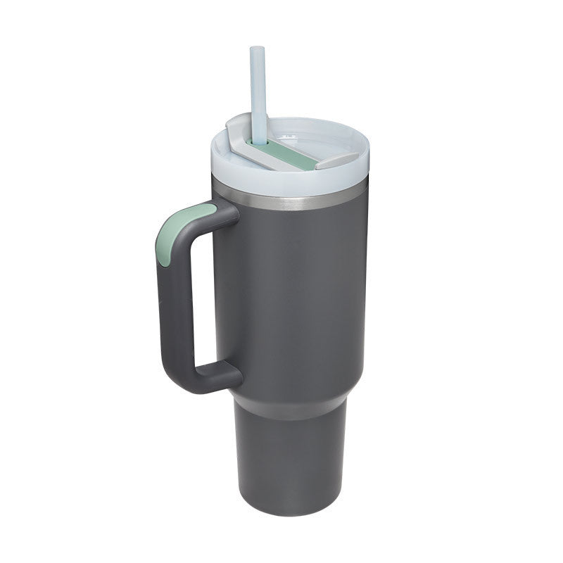 Gobelet Isotherme de 40 Oz avec Poignée et Paille