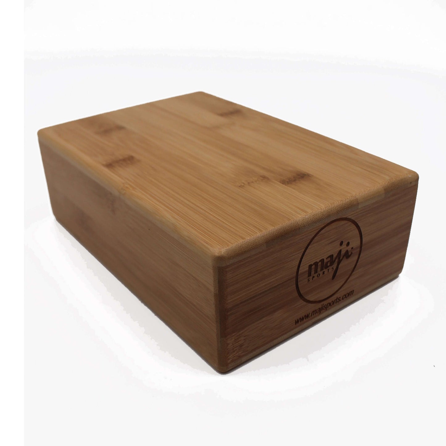 Bloc de yoga en bambou carbonisé premium