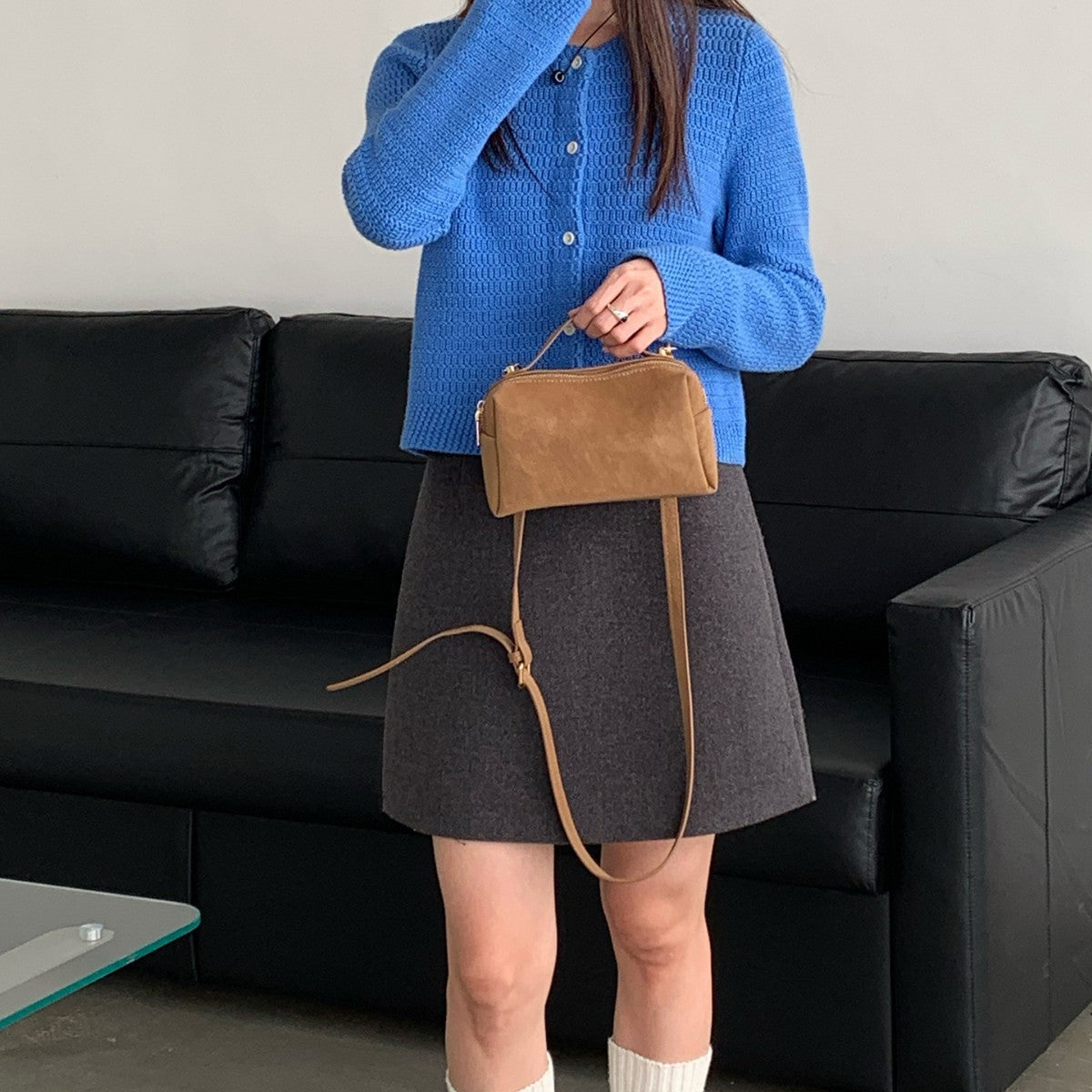 Retro Small Square Crossbody Bag