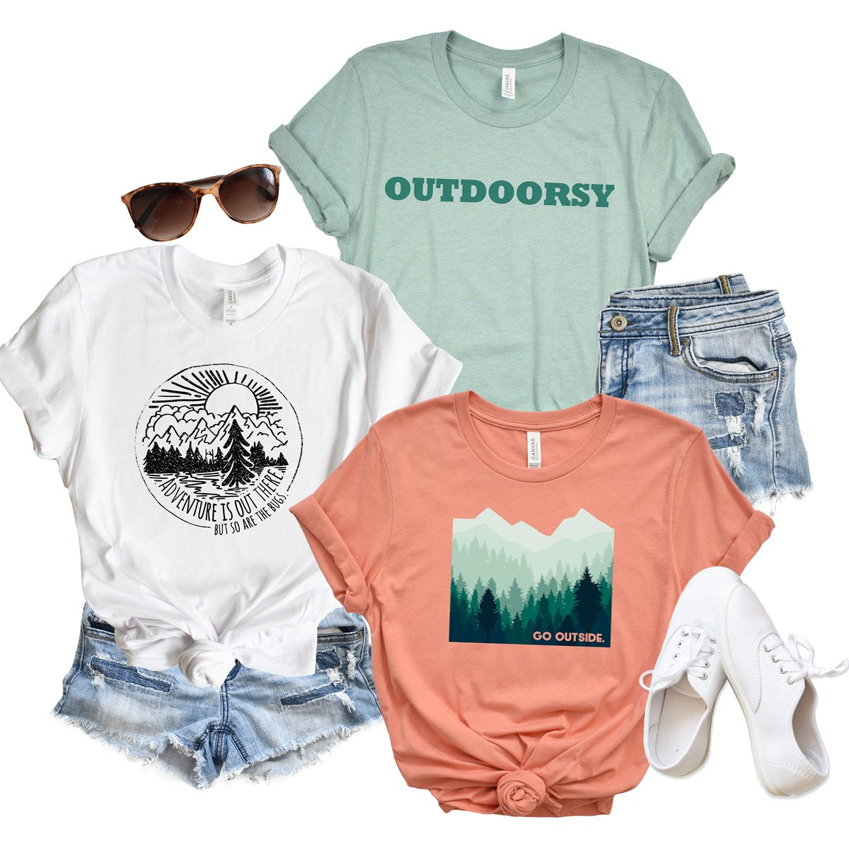 Go Outside Tees - Comfortable Outdoor T-Shirt - Korvel