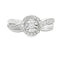 .25ct Diamond Engagement Ring Set in Sterling Silver