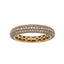 Bague de mariage en diamant véritable de 1,00 ct en or rose 14KT