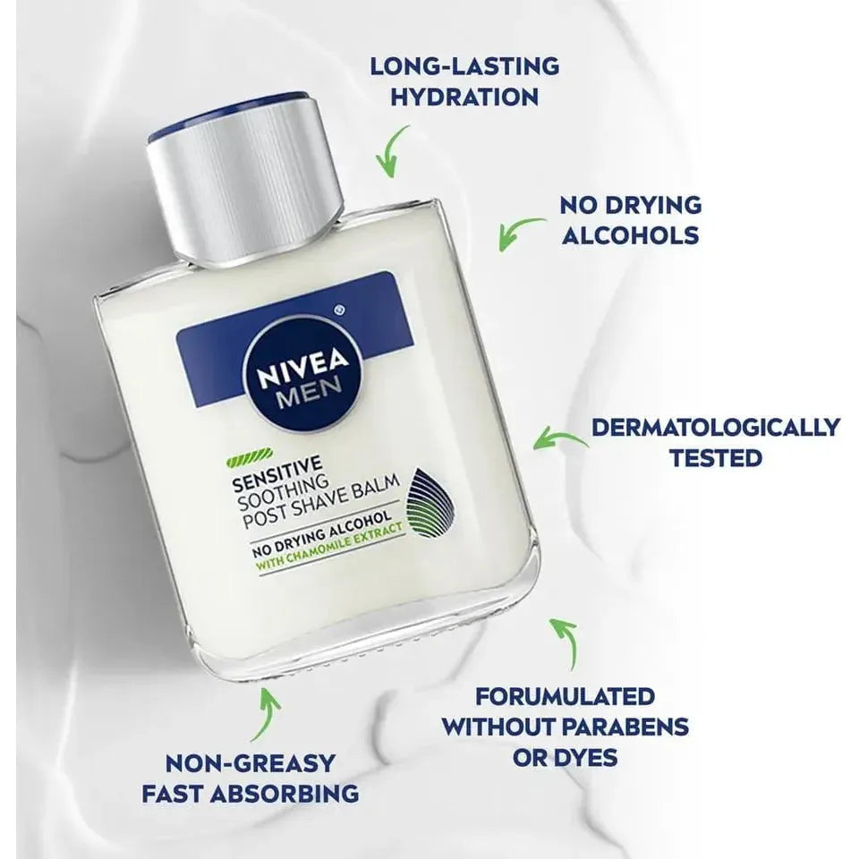 Bálsamo After Shave Nivea Men Sensitive 3.3 oz