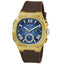 Montre multifonction Guess pour homme en ton or brun