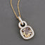 Colgante de Diamante Marrón Certificado IGI de 2.50 Quilates en Oro Amarillo de 18K