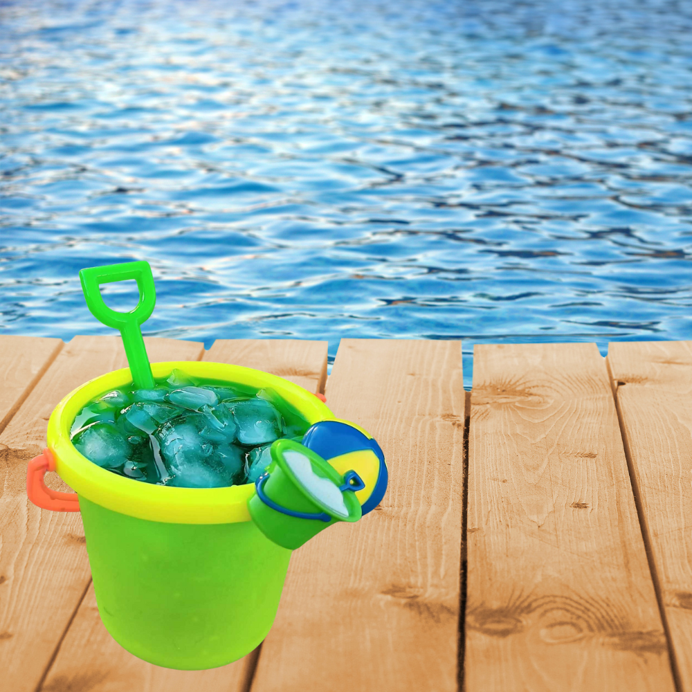 Juego de Bebidas con Cubo de Playa Oasis Supply - Divertido y Duradero