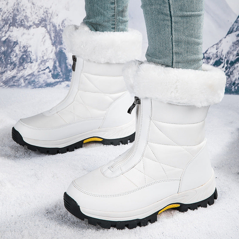 Botas de Nieve de Invierno para Mujer de Caña Alta para Deportes al Aire Libre