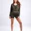 Shorts de sport taille haute JupiterGear avec poches latérales