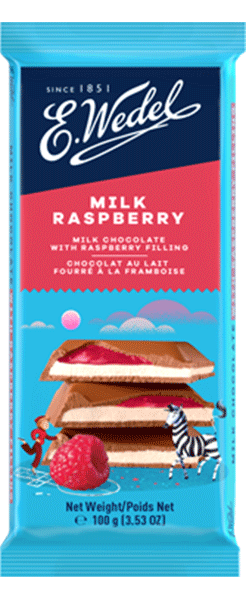 Wedel Milk-Raspberry Chocolate (Malinowa) 100g