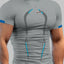 Camiseta Activa de Cuello Mock de Talla Grande para Hombre