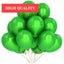 Luxury Shiny 20pcs Happy Birthday Party Balloons