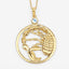 Pendentif en topaze bleue véritable de 0,32 carat en argent sterling