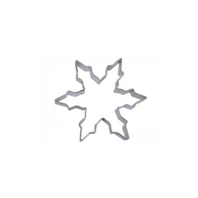 Premium Snowflake Cookie Cutter - 5" Tin Design